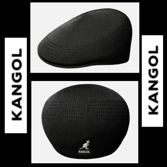 Vintage Kangol Black Ventair Cap - Picture 1 of 10